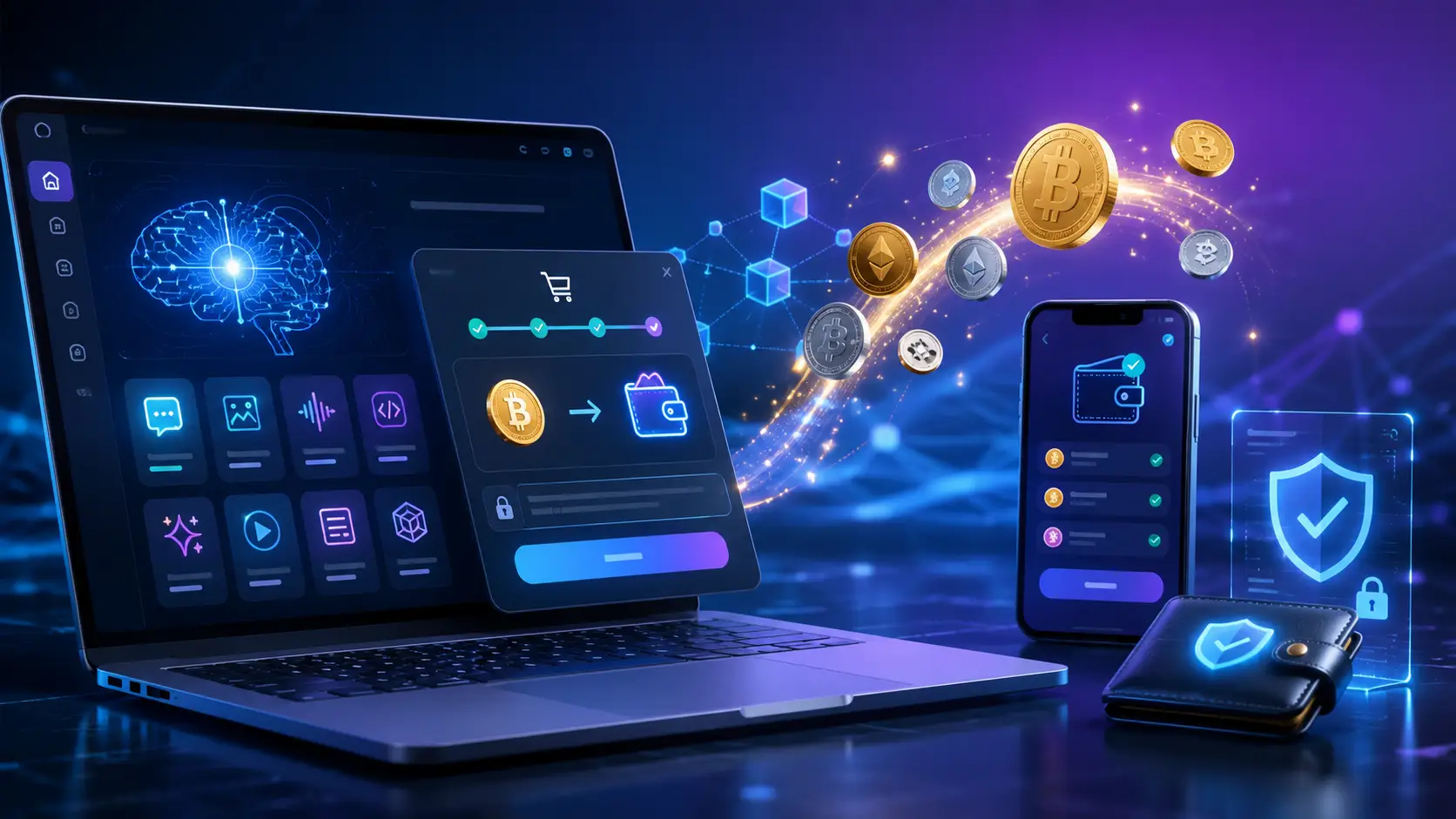 How to Buy AI Tools With Crypto Easily