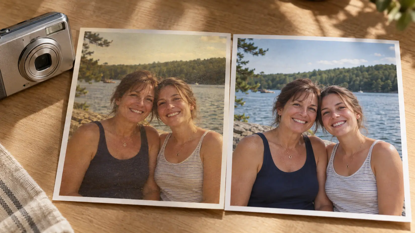 How to Make Old Camera Photos Look Better with AI