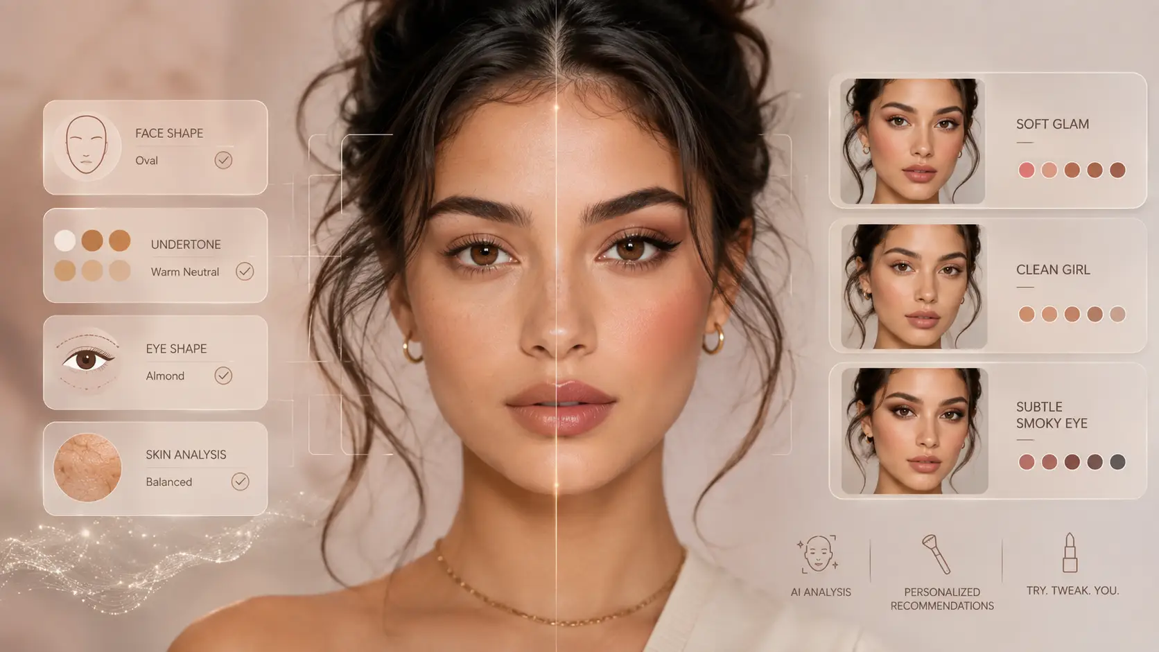 Which Makeup Look Suits Your Face? Let AI Show You